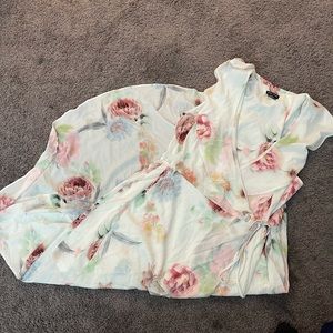 Floral Wrap Dress
